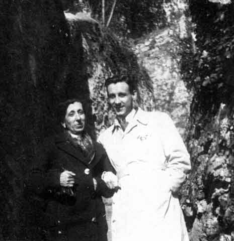 1941 con mamma Agnese - Camogli