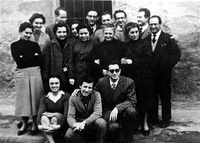1953 Centro di documentazione, foto di gruppo - Bologna