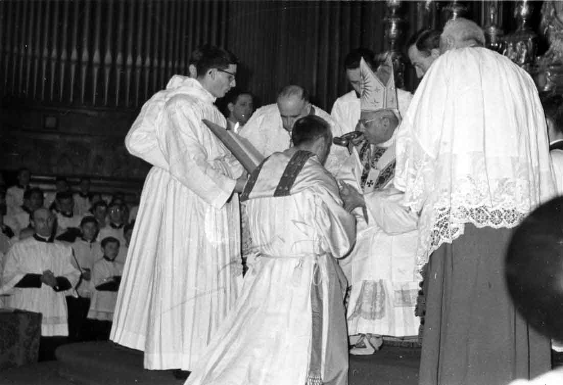 1959 01 06 - ordinazione presbiterale 6 _ card Lercaro - Bologna