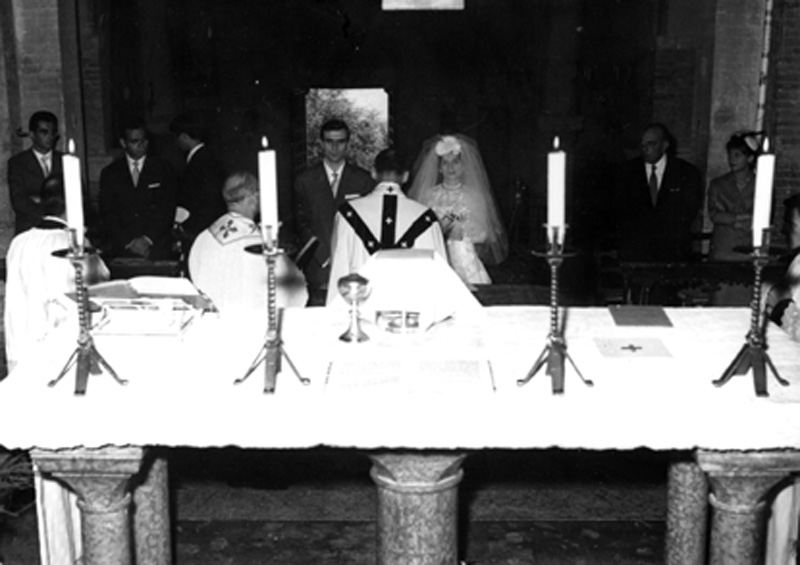 1961 07 29 matrimonio Paola e Gianpaolo Guaraldi - Monteveglio (1)