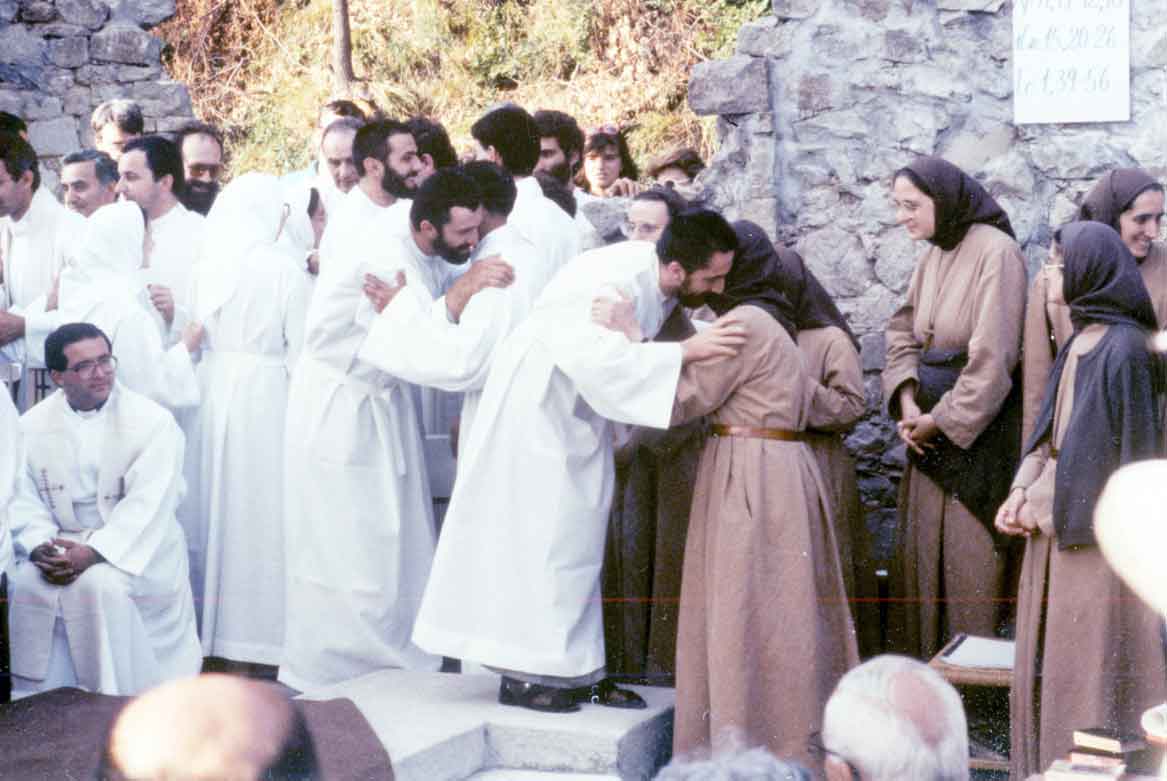 1984 08 15 Messa con sette professioni monastiche - Casaglia, Montesole (3)