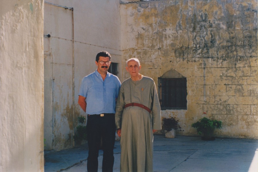 1990x con Daniele - Gerusalemme casa sant'Ignazio (6) (Custom)
