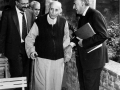 1994 09 16 con Baldini nel chiostro della abbazia - Monteveglio