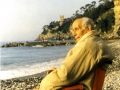 1996 02 in convalescenza in Liguria - spiaggia di Sori (GE)