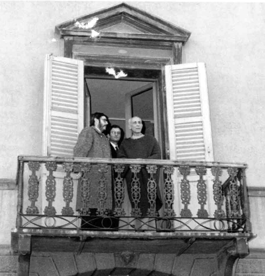 1988 02 13 dal balcone del palazzo comunale - Cavriago