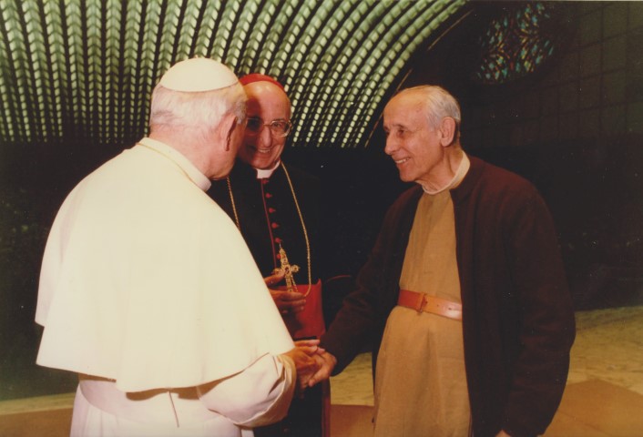 1989 04 09 con papa Giovanni Paolo II a Roma