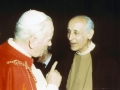 1988 06 07 con papa Giovanni Paolo II a San Petronio BO Bologna